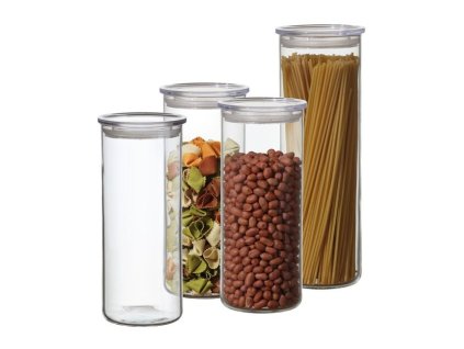 dóza 1,40l, d96x233mm, zásobnice sklo SIMAX