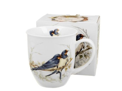 hrnek 400ml VLAŠTOVKA, DB, porcelán
