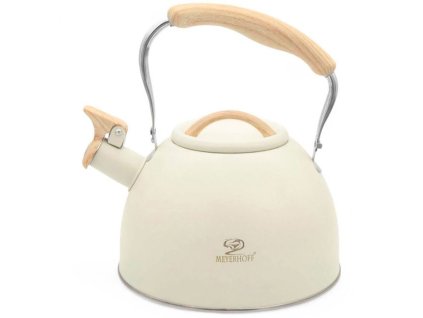 čajník 2,5l MH-4415W, víčko, béž., im.dřeva rukojeť, NR
