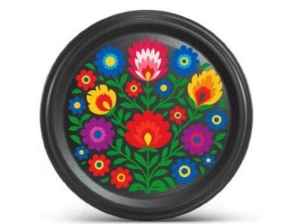 víčko TWIST  82-10ks FOLKLOR černý, (skl.720ml)