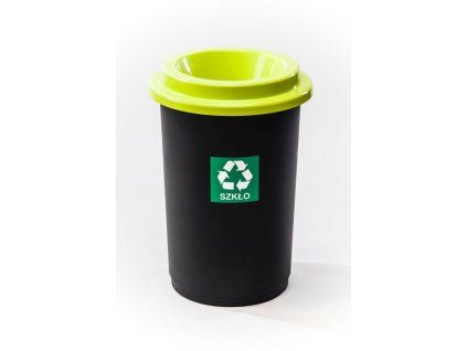 koš odp.50l ECO BIN zelený,tříd.odp.,plast