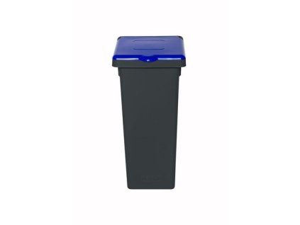 koš odp.20l FLAP BIN černý, modré víko, tříd.odp.,plast