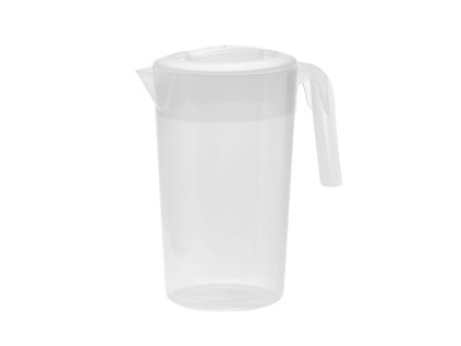 džbán 2,0l JUG kulatý s výlevkou, víko, plast