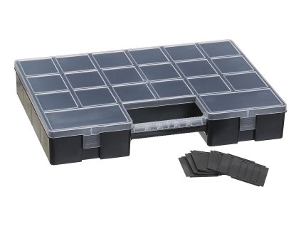 box HOBBY Luxor 5,6x25,5x35,5cm 12ks dělítek, plast