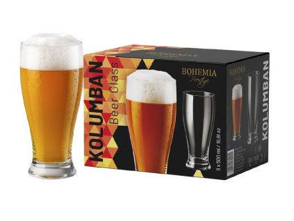 sklen. 500ml, 6ks, BOHEMIA PR. KOLUMBAN, pivo