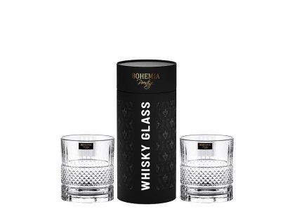 sklen. 300ml, 2ks, BOHEMIA PR. ELEGANTE, whisky, DB