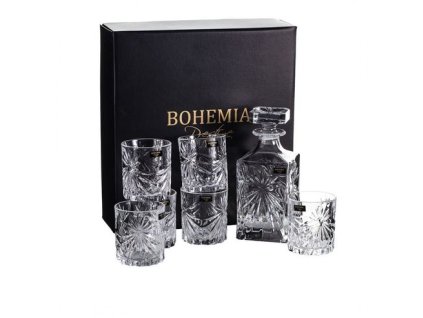 karafa 0,85+sklen. 320ml, 6ks, FIORE, BOHEMIA PR., whisky, DB