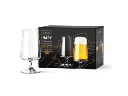 sklen. 380ml, 6ks, MARY BOHEMIA PR., pivo, DB