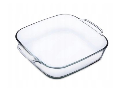 mísa 2,3l hran.čtverc. 24x24(28 ucha)x6,5cm, var.sklo,zapék. SIMAX