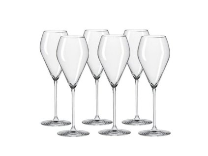 sklen. 230ml, 6ks, UNIVERSAL, prosecco/šapm., bod perlení, DB
