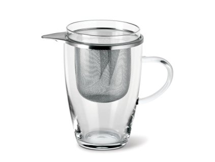hrnek 400ml, THERMO AROMA, sítko NR, víčko, varné sklo