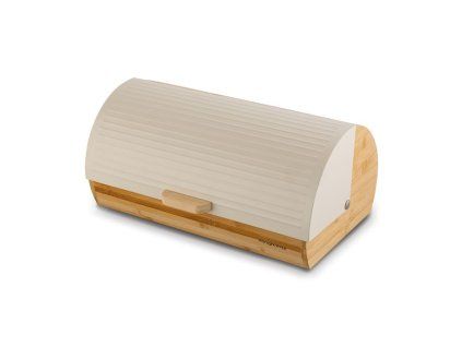 chlebovka 36x25x16,8cm, KönigHOFFER krém, dřevo/kov