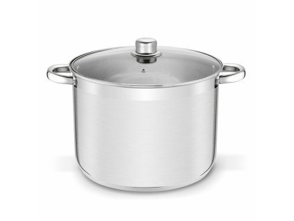 hrnec d28x21cm+PO sklo, (12,0l) GASTRO PROSTY, indukce, NR