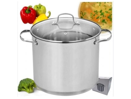 hrnec d36x25cm+PO sklo, (25,0l) GASTRO PROSTY, indukce, NR