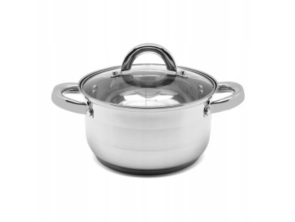 hrnec d22cm+PO sklo, ( 4,0l) ROGER, indukce, NR