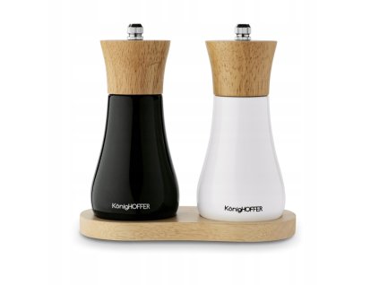 mlýnek koření 13,5cm, d6cm-sada 2ks-KönigHOFFER, podtácek, dřevo