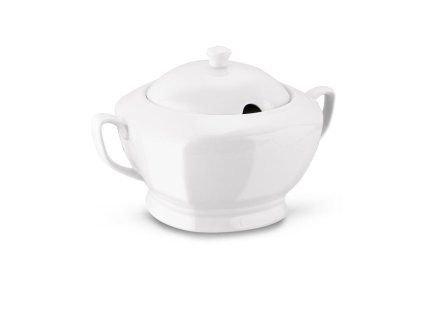 mísa 2,5l polévková, 28,5x21,5x18cm,víko, porcelán