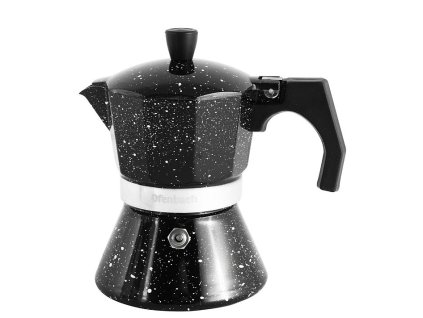 kávovar 6šálkový, 300ml, černý hliník, indukce  *PO 15.4.2025