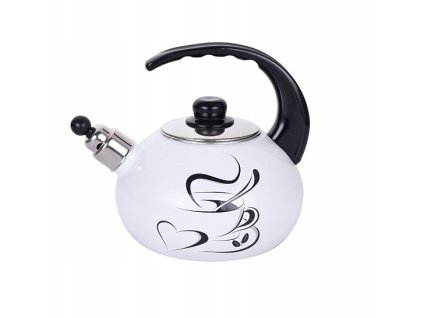čajník 2,5l ŠAPO DEKOR, indukce, smalt/víčko NR