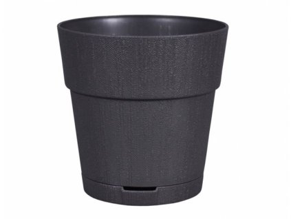 květ. d20xh19cm ETHICA GRAFIT+miska