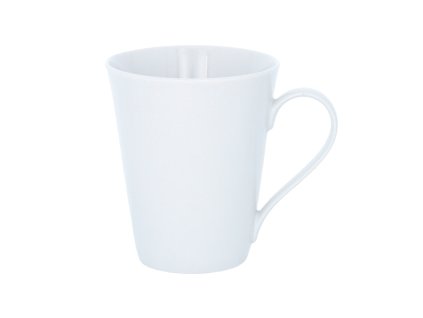 hrnek 480ml, kónický, bílý porcelán
