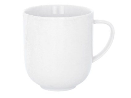 hrnek 500ml, KLASIK, bílý porcelán