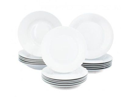 soupr.18díl.jídelní BÍLÝ, porcelán