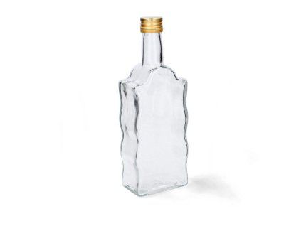láhev 0,50l tvar.FALA-8ks, vč.šroub.zátek FI28, sklo