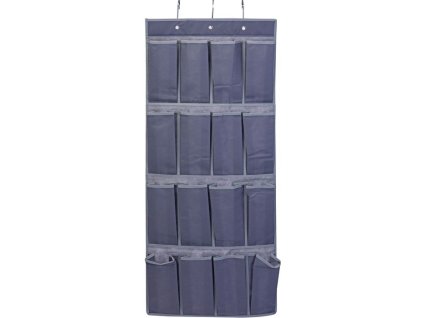kapsář 45x110cm, šedý pevný textil