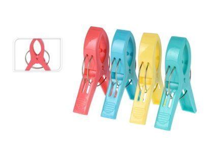kolíčky  4ks MAXI, 12x8,5cm, plast