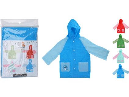 pláštěnka dětská PVC velikost S/M/L, 4barvy