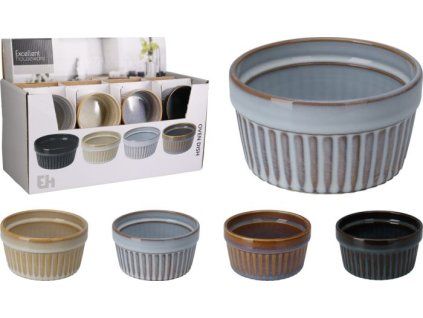 miska 200ml, 1ks, 4bar.zapék. MUFFINY d9,5x5cm, keramika