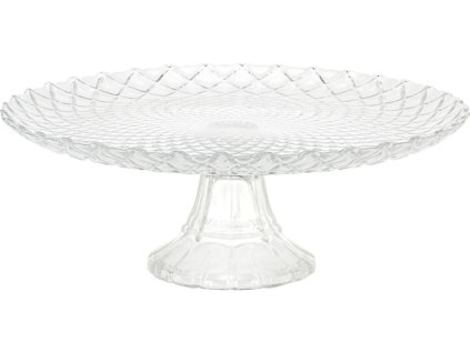 podnos d26x9,5cm na noze, sklo