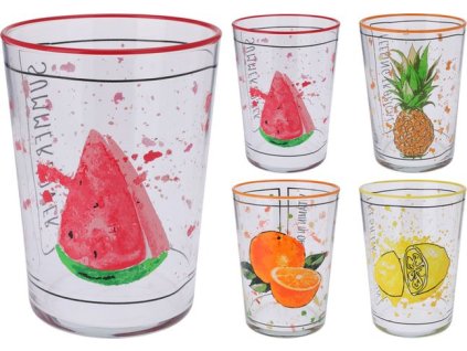 sklen. 490ml, 1KS, OVOCE, sklo