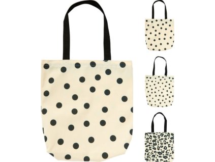 taška nákup. 15l, 34x 34cm, přes rameno na zip, polyester