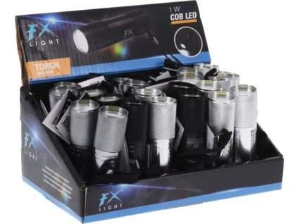 svítilna 8,5cm LED, 3barvy, poutko, hliník