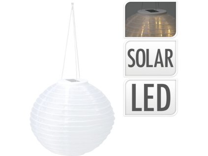 koule d40cm, 12LED, solární, polyester