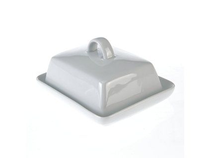 máslenka 16x13x6cm bílá, porcelán