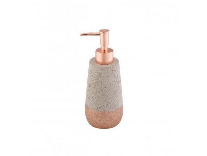 dávkovač 0,18l mýdla BETON, staroměď, d7,3x19,5cm