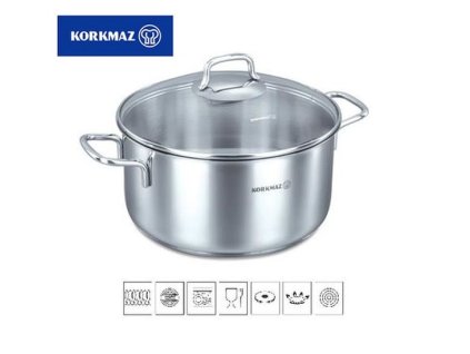 rendlík d20+PO skl. PERLA, 3,5l, v.11cm, indukce, NR