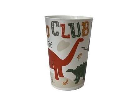 kelímek 0,34l DINO CLUB, oranž, plast