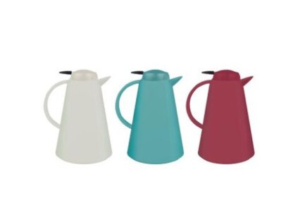 termokonvice 1,2l, 3BARVY NORDIC, sklo/plast