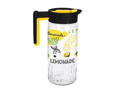 džbán 1,46l,  LEMONADE, vroubk.sklo/plast