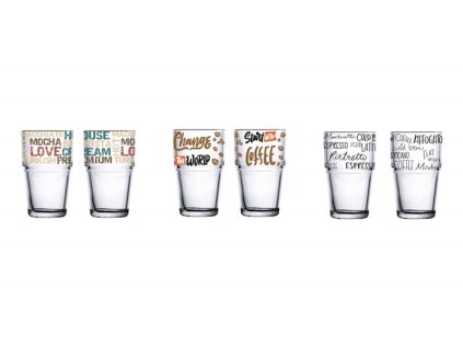 sklen. 350ml, 1ks, MOCHA, WORLD, ESPRESSO