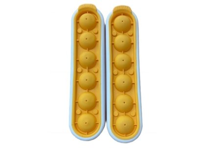 forma na led 22x5,5x3cm-2ks-KOULE d2,8cm, pruž.dno, plast