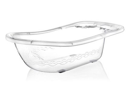vanička  89x50x28cm transpar., 50l, zátka, plast
