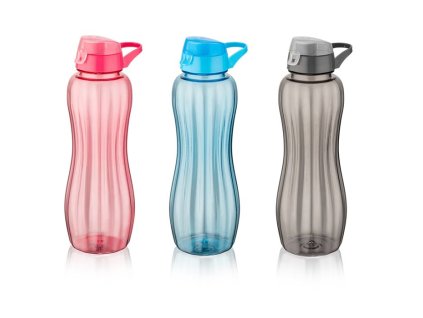 láhev 0,75l LEO, sport, 3barvy, plast