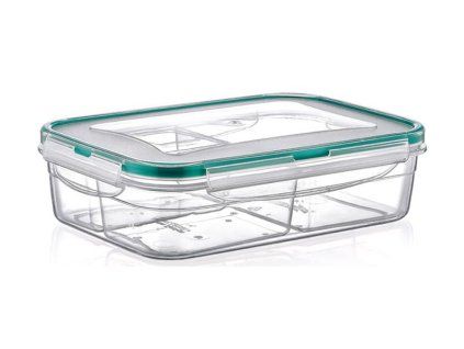 box  1,00l FRESH dělený(2x0,25l+0,5l),klick 21x14,5x6cm,transp.plast