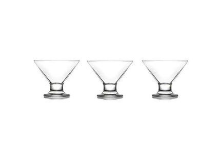zmrzlinka 190ml, 3ks, CREMA v.8,0cm, sklo