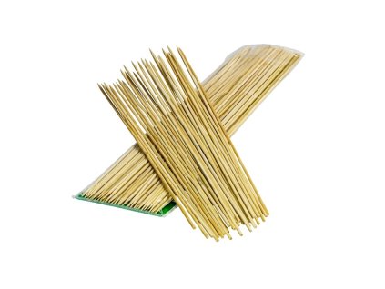 špejle 30cm, 100ks, uzenářské, balené, bambus